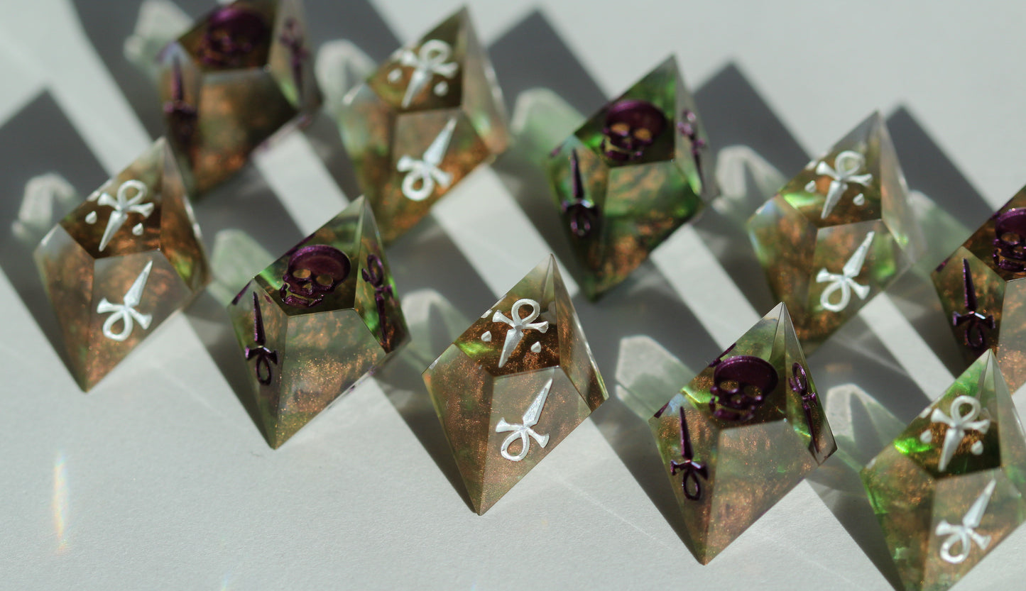 Caustic Copper (Vampire the Masquerade 10 Piece Set)