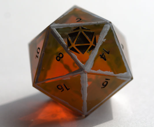 Promethean Precipice (Jumbo d20: 40mm)