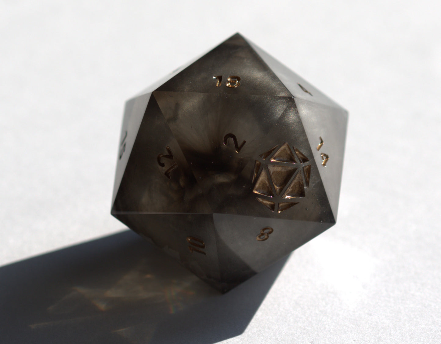 Metallic Maelstrom (Jumbo d20: 40mm)